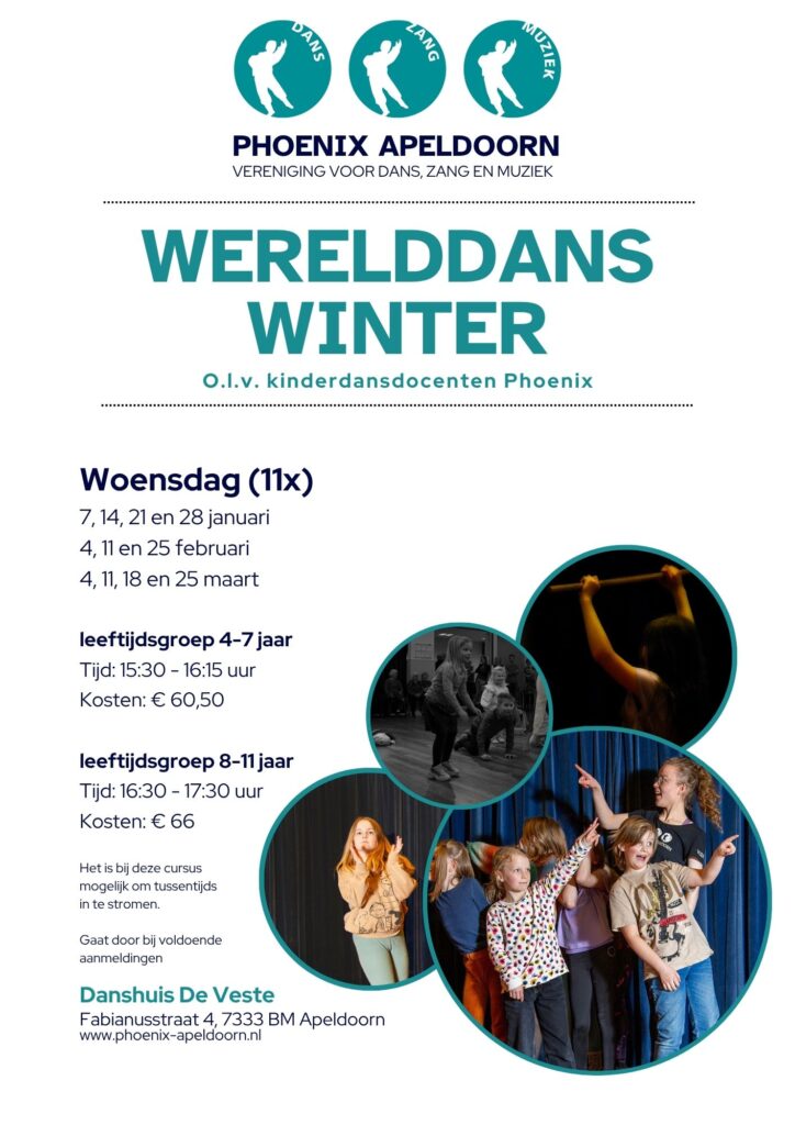Poster cursus werelddans